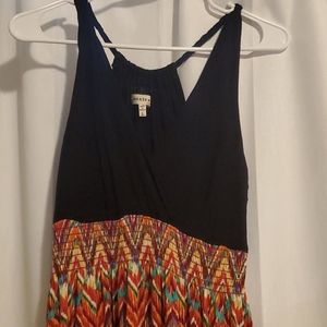 Multi colored maxi dress